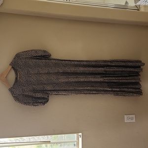 Maeve leopard print maxi dress